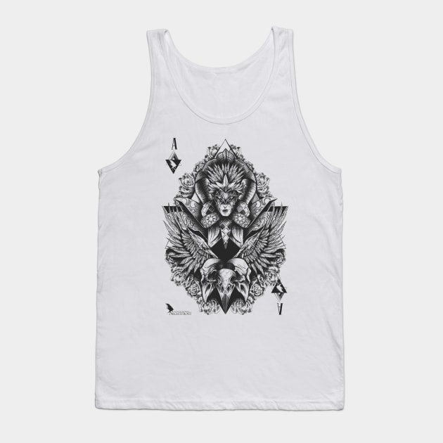 Jester Of Diamonds Tank Top by Nightfrost